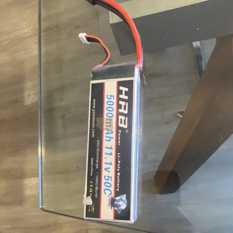 HRB 3S 5000mAh 11.1V 50C LiPo Battery for RC Model 17 Years & Up High Capacity