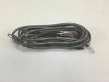 6 ft Alpha battery cable extension with bundled wire harness and connector ends