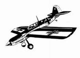Me109 Messerschmitt by Vince Micchia RC Airplane Control Line Short Kit + Plan
