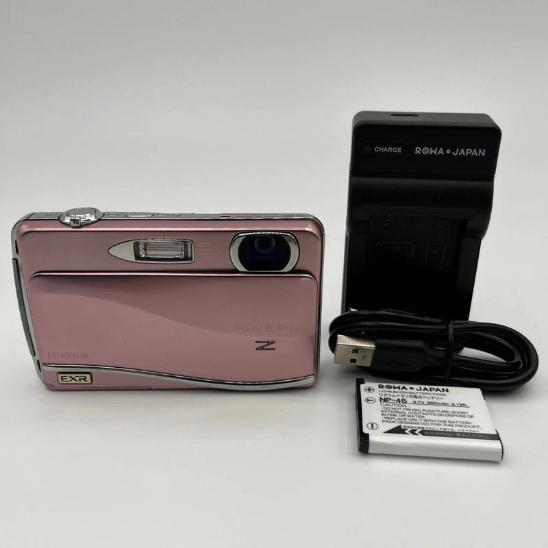 Fujifilm FinePix Z800EXR Pink Digital Camera Charger Tested From Japan