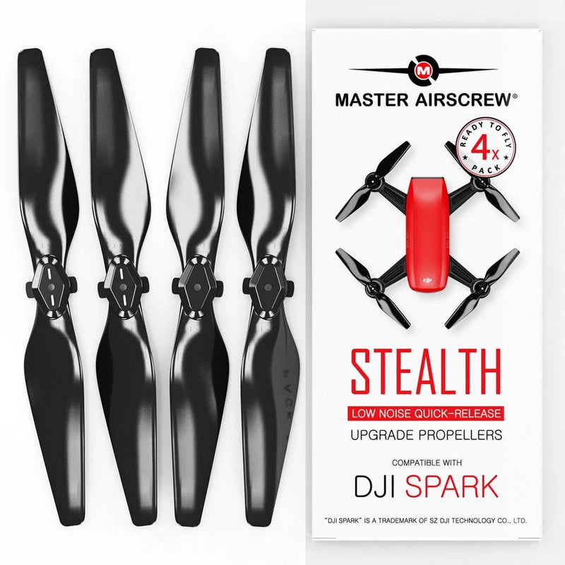 Stealth Propellers for DJI Spark - Black, 4 pcs