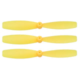 3 Set 55mm/2 Inch Propeller 2-Vane Blades Props, Yellow