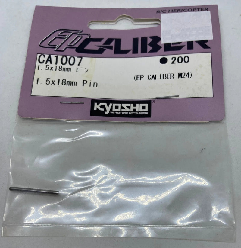 KYOSHO EP Caliber M24 CA1007 1.5 x 18mm Pin R/C Helicopter Parts