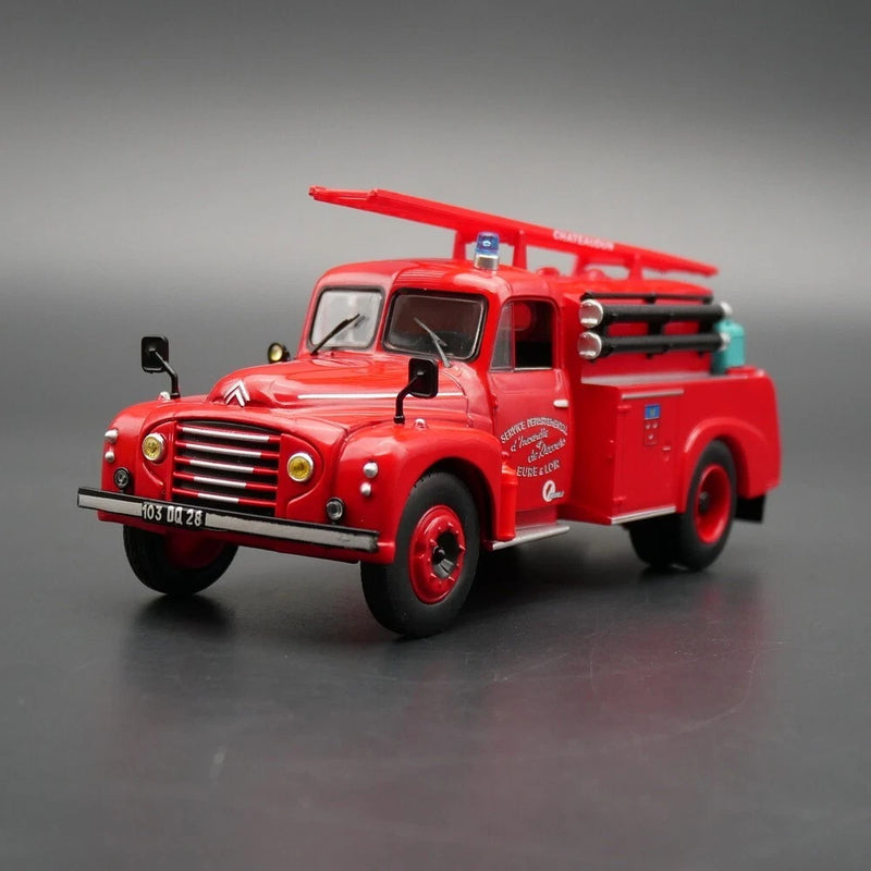 Ixo 1:43 Truck Fire Engine Citroen 46 CD Diecast Car Model Metal Toy Vehicle