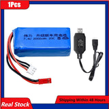 7.4V 2000mAh Battery JST plug For Wltoys A949 A959-B A969 A979-B K929-B RC Car