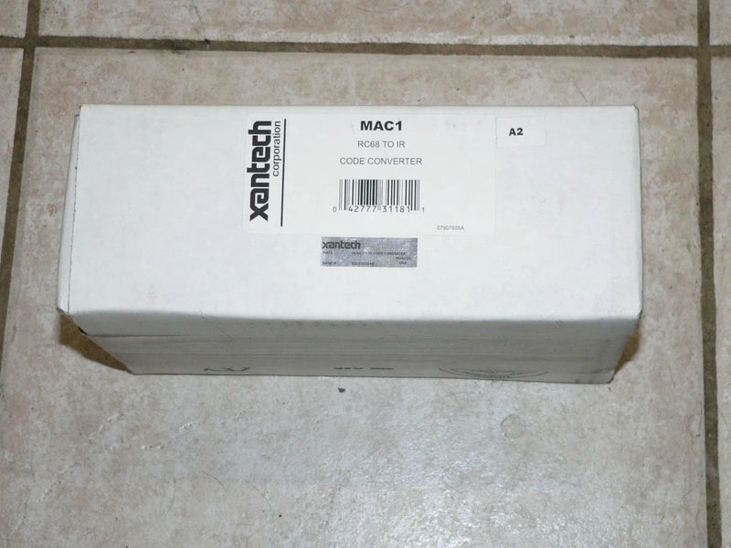 XANTECH MAC1 RC68 to IR Code Converter Brand New in Factory Sealed Box Converter