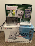 Fujifilm Finepix F401 Zoom Digital Camera Premium Kit In Box - Faulty For Parts