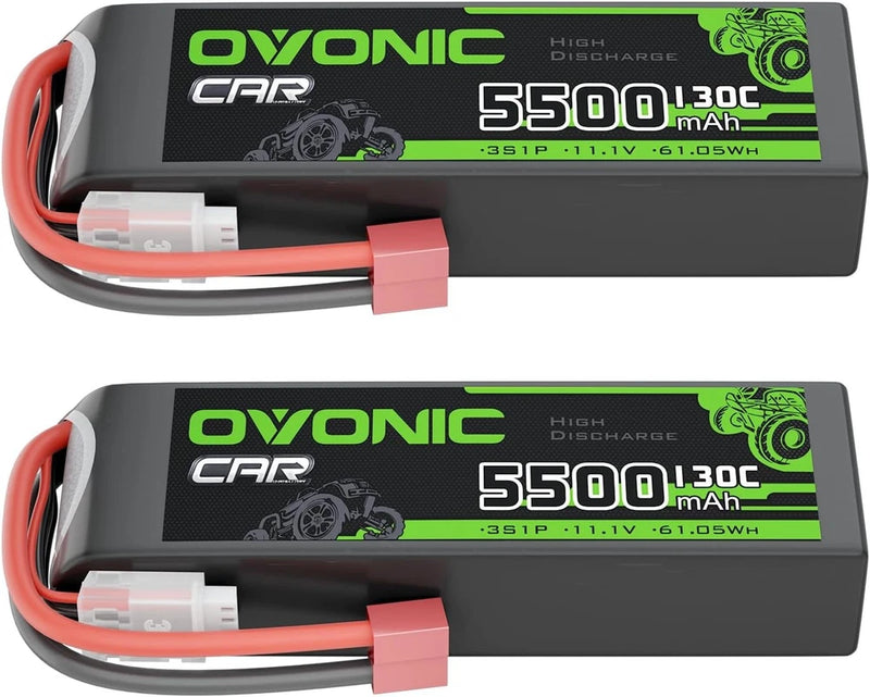 3S LiPo Battery 5500mAh 11.1V 130C RC Battery with Dean T