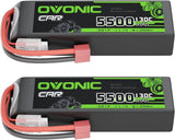 3S LiPo Battery 5500mAh 11.1V 130C RC Battery with Dean T