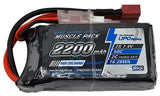 NHX RC Muscle Pack 2S 7.4V 2200mAh 50C Lipo Battery w/ Deans Connector Battery