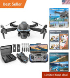 Foldable Drone with 1080P Camera for Beginners & Kids, FPV RC Quadcopter Toys...