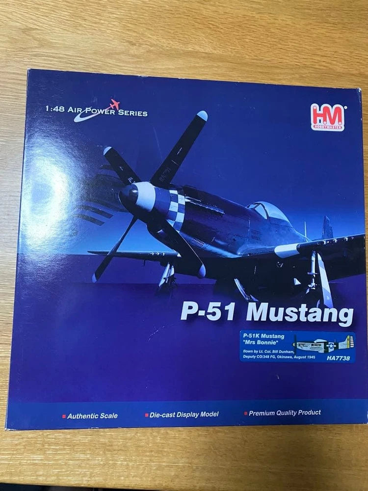 HM Hobby Master P51 Mustang 1:48 Diecast Model, Collectible, Used