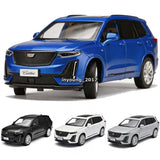 1/24 Scale XT6 2023 Model Car Diecast Toy Cars SUV Alloy Metal Vehicles for Kids Battery