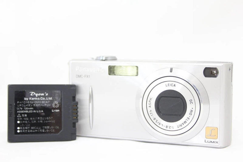 Return Panasonic Panasonic LUMIX DMC-FX1 Battery With Compact Digital Camera...