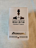Singway SW-S12 Power Converter 100Watt Input/Output 240V/120V, 120V/240V