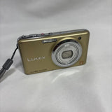 Panasonic LUMIX DMC-FX77 Digital Camera Gold LEICA Lens Full HD AVCHD