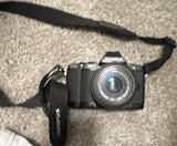 Olympus OM-D E-M5 16.1MP Black Mirrorless Camera w/ Lumix 20mm f/1.8