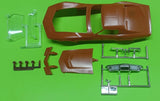 1970 Corvette LT-1 ZR-1 Amt 1/25 Body Glass Windshield Hood Tail Lights Bumpers
