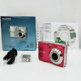 FUJIFILM FINEPIX AV250 Pink Compact Digital Camera Tested Working Japan