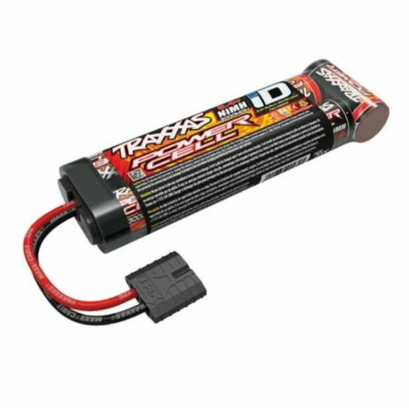 Traxxas NiMH Battery and Charger 8.4V 3000mAh 7 Cell Stick Battery ID Connector Battery