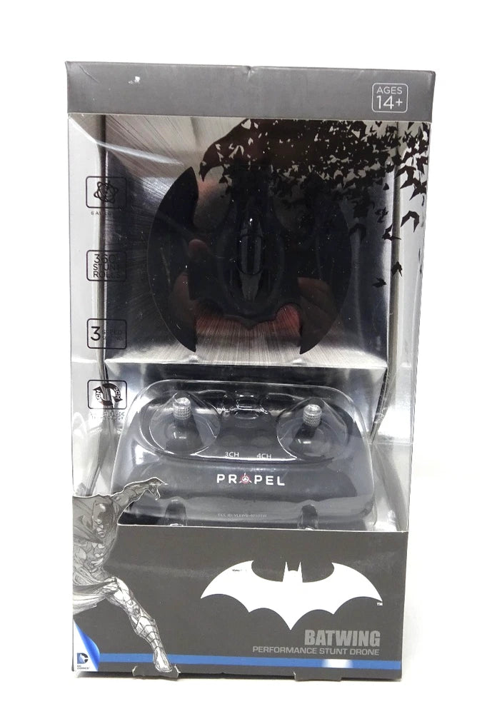 Batman Batwing Performance Stunt Drone by Propel 3 Speed 360 Rolls 6 Axis Gyro