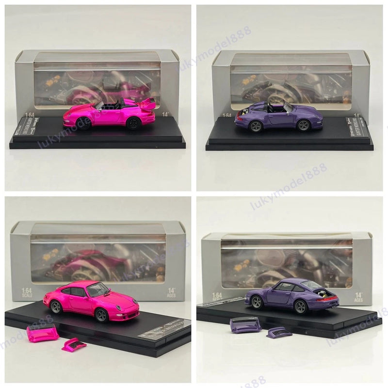 1:64 SW Gunther Werks 993 Remastered Diecast Model Car - Four styles are
