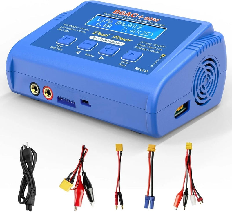 Multi-Mode Battery Charger for 1-6S LiPo, NiMH, and Smart Batteries New Battery