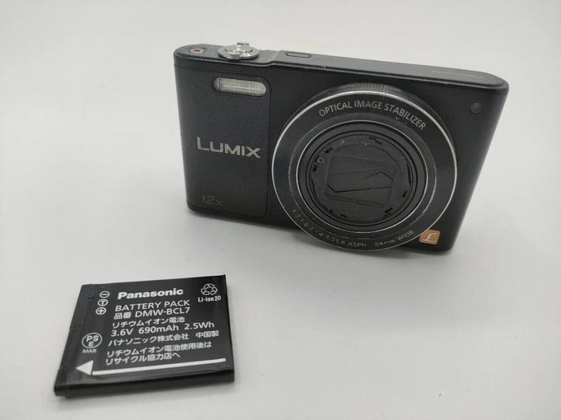 Panasonic LUMIX DMC-SZ10 Black Digital Camera Tested Working Used from Japan