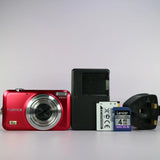 Fujifilm Digital Camera FinePix JX530 14.0MP Red Tested Full Working Set