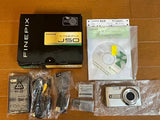 Fujifilm FinePix J50 8.2MP Compact Digital Camera Silver Tested Japan