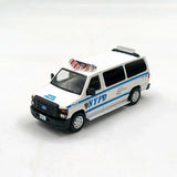 1:64 E350 White Van Diecast Model - Alloy Car, Detailed Collectible