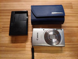 Canon IXY 180 Digital Camera Compact Y2K Model with Battery Charger Case Battery