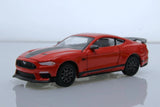 2021 Ford Mustang Mach 1 Sports Car, Red, 1/64 Scale Diecast Model