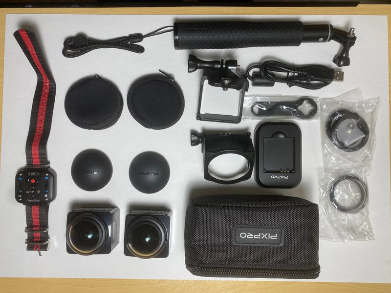 Kodak SP360 4K Camcorder -  Black Dual PRO Pack - 2 Cameras lots of accessories