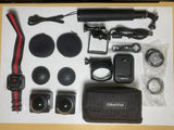 Kodak SP360 4K Camcorder -  Black Dual PRO Pack - 2 Cameras lots of accessories