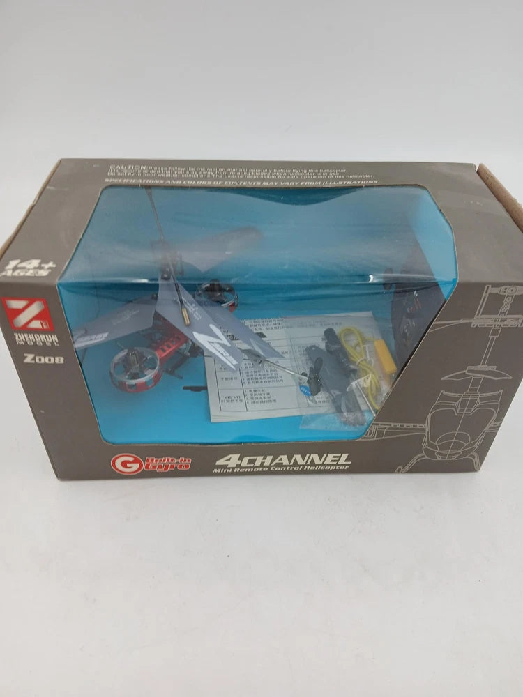 Z008 Z Series 4 Channel Mini RC Helicopter Built-in Gyro USB Charger Indoor