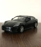 2009-2013 PORSCHE PANAMERA TURBO DIECAST ~1/36 VEHICLE RARE BLACK CAR MODEL READ