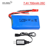 7.4V 700mAh 25C Lipo Battery For F1 Rc Helicopter Lh-X6 X5 X3 X3n Rc Quadcopter