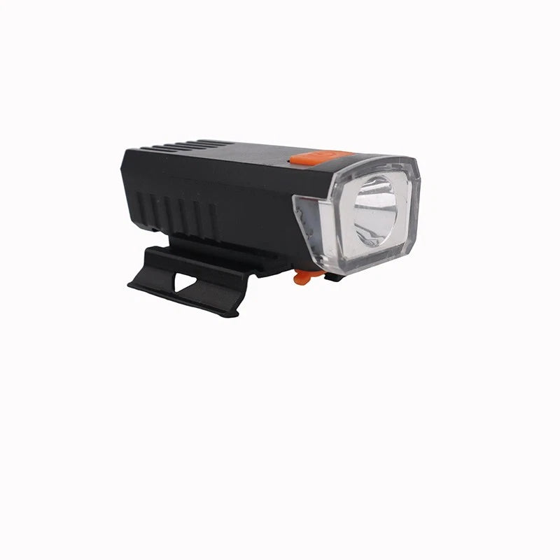 Drone searchlight fill light accessory with black housing and front LED lamp