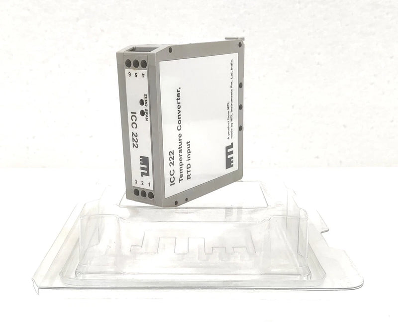 MTL INSTRUMENTS ICC 222 TEMPERATURE CONVERTER RTD INPUT ICC 222-R8-01