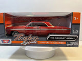 1964 Chevy Impala Diecast Model Car: 1/24 Scale, New In the Box By Motormax