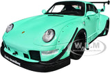 RWB BODY KIT "KEI KISHI" LIGHT BLUE 1/18 DIECAST MODEL CAR BY JADA 36463
