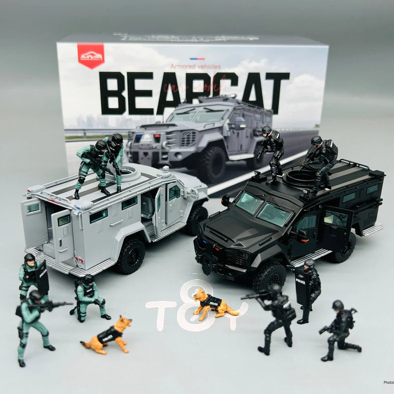 MVA 1:64 Bearcat AFV Armored Vehicle Figure Model Diecast ABS Car New