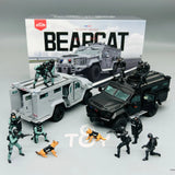 MVA 1:64 Bearcat AFV Armored Vehicle Figure Model Diecast ABS Car New