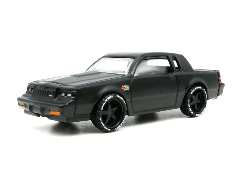1987 87 BUICK GRAND NATIONAL REAL RIDERS BLACK RARE 1:64 SCALE DIORAMA DIECAST