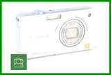 Panasonic LUMIX DMC-FX35 White Camera No Battery or Charger Used