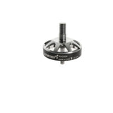 Replacement drone motor bell with threaded shaft, black with silver stem and fins