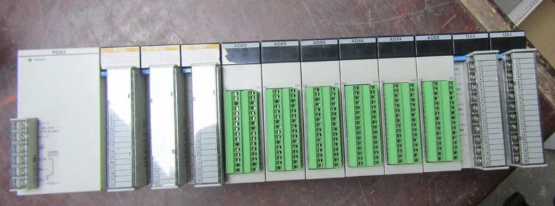 PANASONIC FP2 SYSTEM W/ INPUT, OUTPUT, POWER UNIT, CONVERTER & MOTHERBOARD