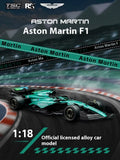 Tsc Speed Card 1-18 Aston Martin F1 Racing Alloy Car Model Alonso #14