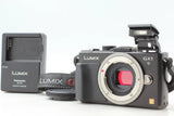 English OK [Exc+5] Panasonic LUMIX DMC GX1 Black 16.0 MP Digital Camera Body